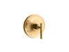 Kohler K-TS14423-4 Purist Rite-Temp valve trim with lever handle