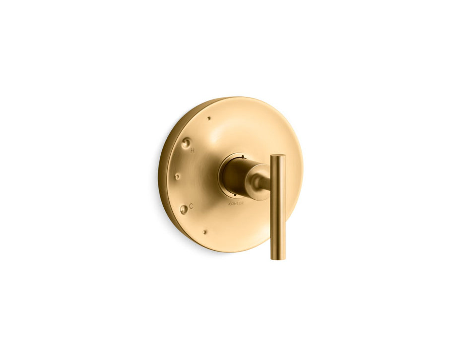 Kohler K-TS14423-4 Purist Rite-Temp valve trim with lever handle
