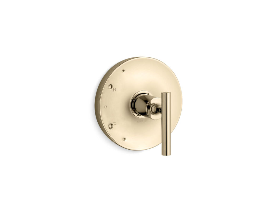 Kohler K-TS14423-4 Purist Rite-Temp valve trim with lever handle