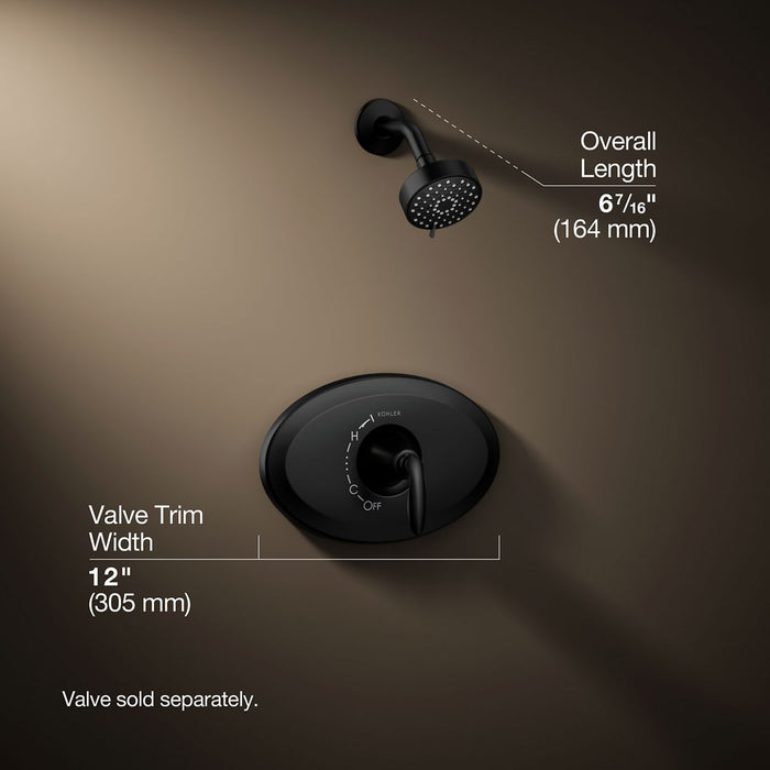 3/4 view of product with dimensions