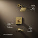 3/4 view of product with dimensions