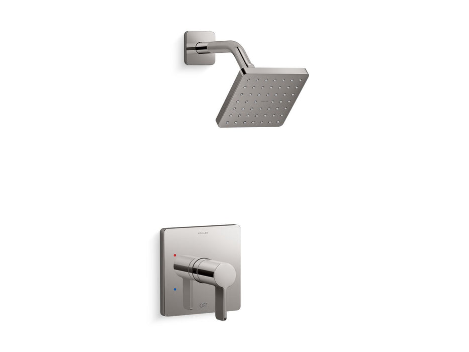 KOHLER K-TS23503-4 Parallel Rite-Temp shower trim kit, 2.5 gpm, vibrant titanium