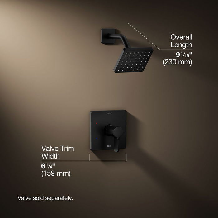 3/4 view of product with dimensions