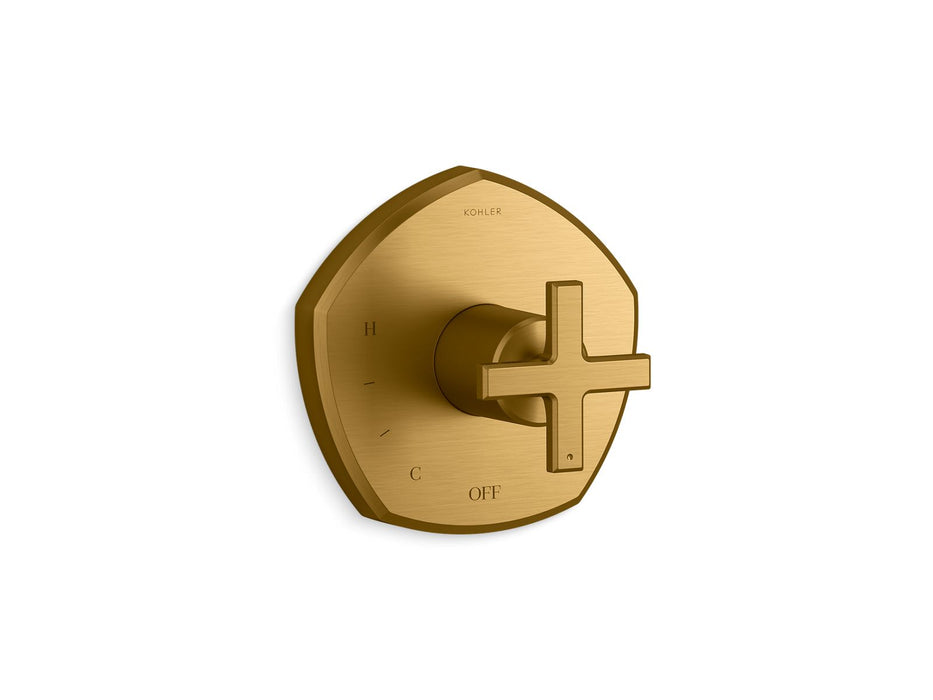 Kohler K-TS27043-3 Occasion Rite-Temp valve trim with cross handle