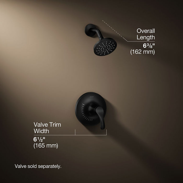 3/4 view of product with dimensions