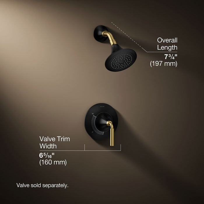 3/4 view of product with dimensions