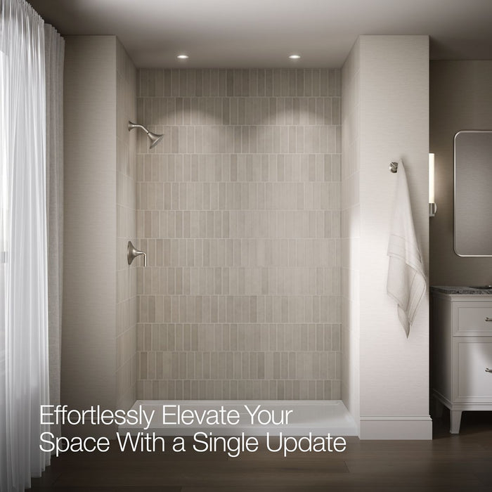 Up to 2 walls & multiple product categories visible, 1-point perspective