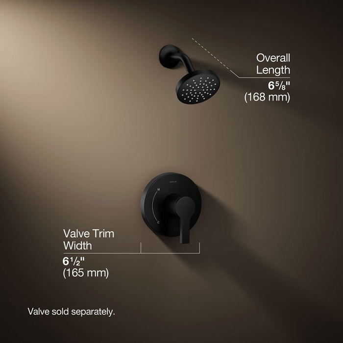 3/4 view of product with dimensions