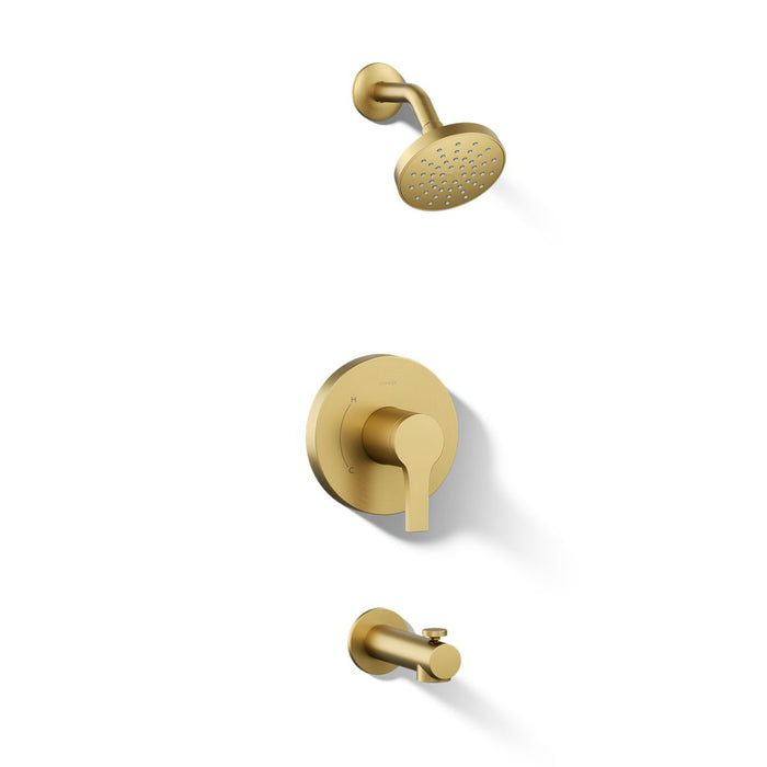 KOHLER K-TS35322-4Y Elate Rite-Temp bath and shower trim kit, 2.5 gpm