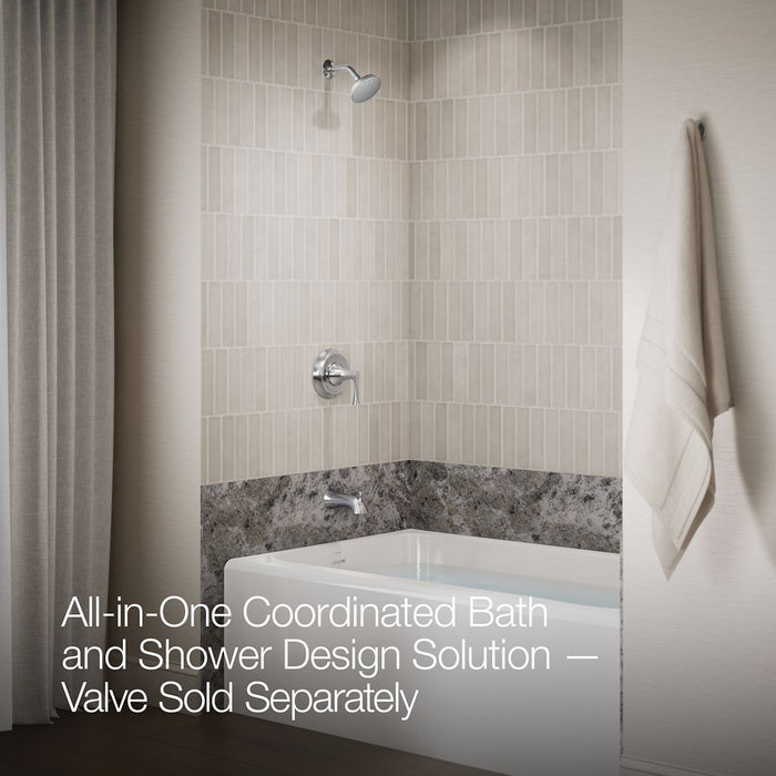 Up to 2 walls & multiple product categories visible, 2-point perspective