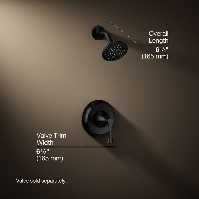 3/4 view of product with dimensions