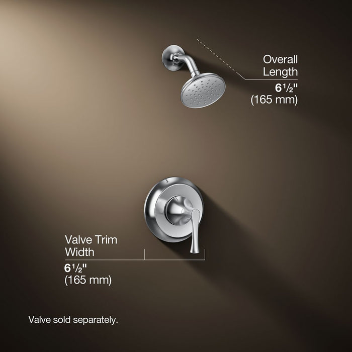 3/4 view of product with dimensions