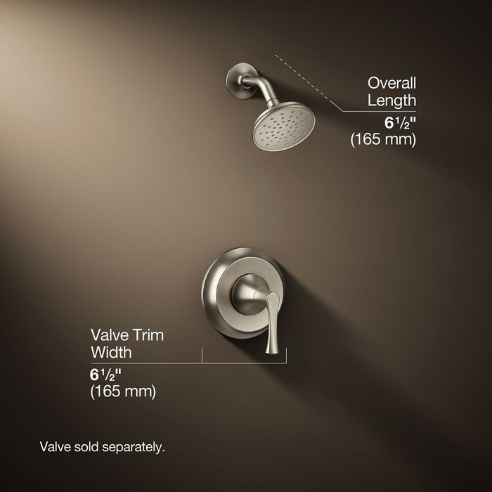 3/4 view of product with dimensions