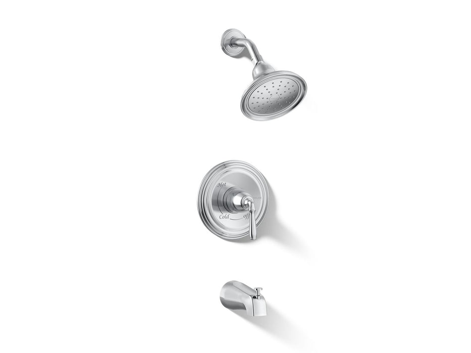 Kohler K-TS395-4G Devonshire Rite-Temp bath and shower trim kit, 1.75 gpm, NPT spout
