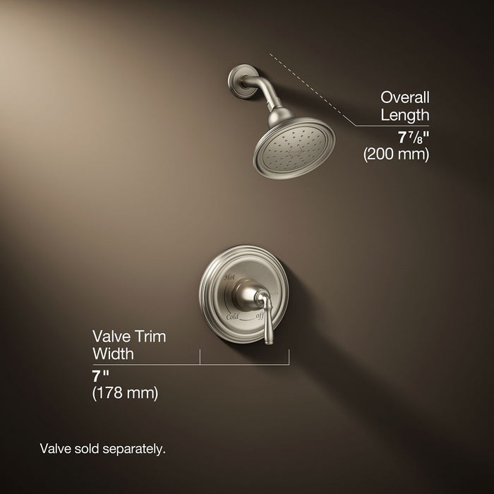 3/4 view of product with dimensions