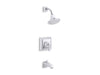 KOHLER K-TS461-4V Memoirs Rite-Temp bath and shower trim kit, 2.5 gpm, polished chrome