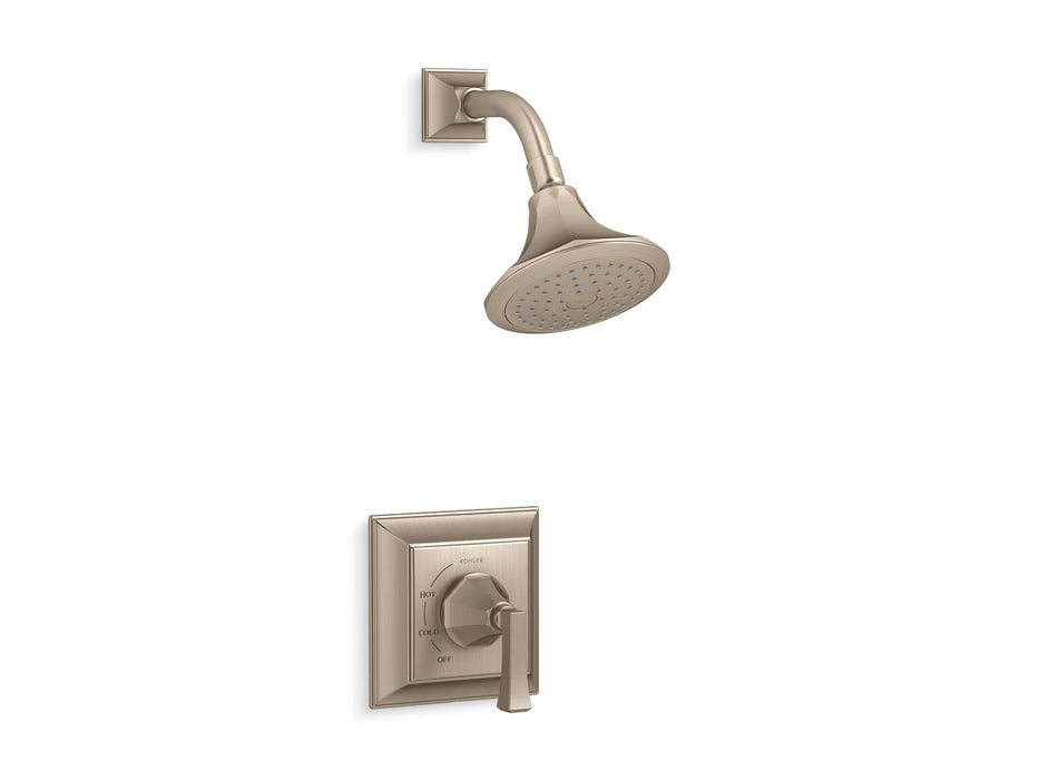 KOHLER K-TS462-4V Memoirs Rite-Temp shower trim kit, 2.5 gpm, vibrant brushed bronze