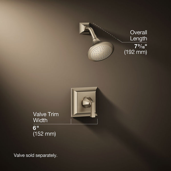 3/4 view of product with dimensions