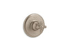Kohler K-TS72767-3 Artifacts Rite-Temp valve trim with cross handle