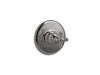 Kohler K-TS72767-3 Artifacts Rite-Temp valve trim with cross handle