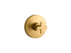 Kohler K-TS73115-3 Composed Rite-Temp valve trim with cross handle