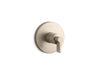 Kohler K-TS78015-4 Components Rite-Temp valve trim with Lever handle