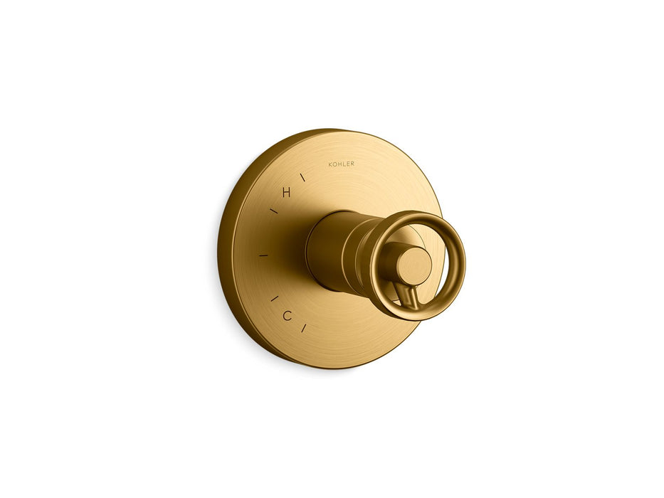 Kohler K-TS78015-9 Components Rite-Temp valve trim with Industrial handle