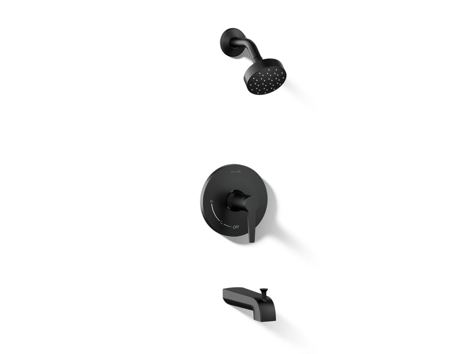 Kohler K-TS97074-4G Pitch Rite-Temp bath and shower trim kit, 1.75 gpm