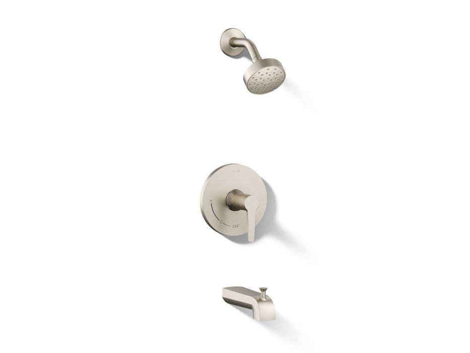Kohler K-TS97074-4G Pitch Rite-Temp bath and shower trim kit, 1.75 gpm