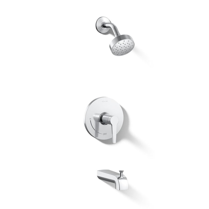 KOHLER K-TS97074-4Y Pitch Rite-Temp bath and shower trim kit, 2.5 gpm