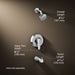 KOHLER K-TS98006-4G July Rite-Temp bath and shower trim kit, 1.75 gpm