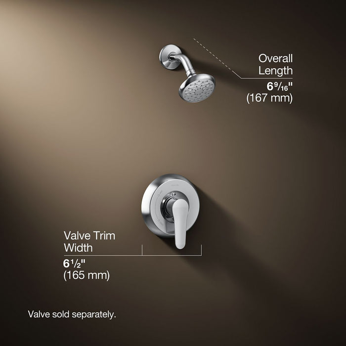 3/4 view of product with dimensions