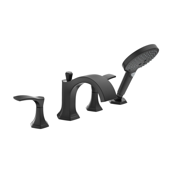 hansgrohe Locarno 4-Hole Roman Tub Set Trim with 1.75 GPM Handshower