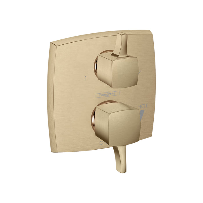 hansgrohe Ecostat Classic Pressure Balance Trim Classic Square with Diverter