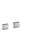 AXOR Universal SoftSquare Cover for Rail (2 Pieces)