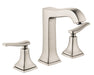 hansgrohe Metropol Classic Widespread Faucet 160 with Lever Handles and Pop-Up Drain, 1.2 GPM