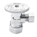 Oatey 4701PCLF 5/8" OD Inlet x 3/8" OD Outlet 1/4-Turn Angle Water Stop Valve