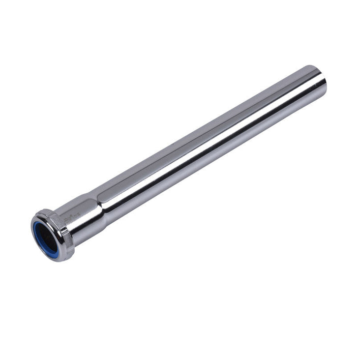 Oatey 791A-17-1 1-1/4" x 12" Chrome Extension Tube with Slip Joint (17 Gauge)