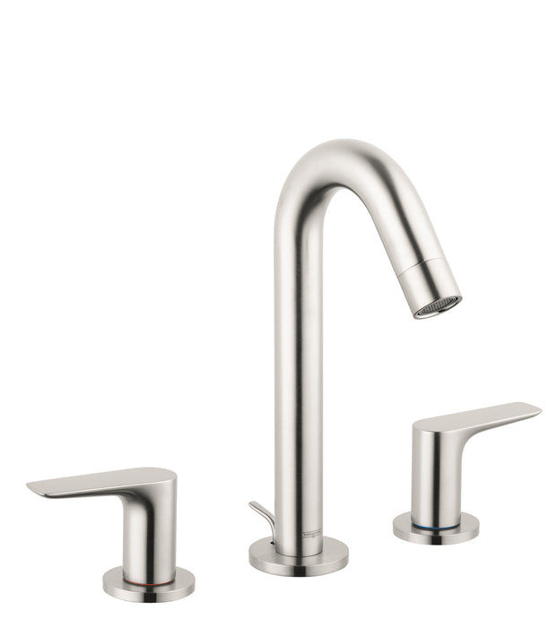 hansgrohe Logis Widespread Faucet 150 with Pop-Up Drain, 1.2 GPM