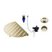 BLANCO Oovalon Drain & Accessory Bundle - Includes Top Grid, Basket Strainer and Drain Button - Satin Gold