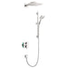 hansgrohe Raindance E Thermostatic Showerhead/Wallbar Set with Rough, 2.0 GPM