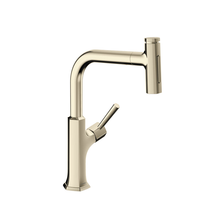 hansgrohe Locarno HighArc Kitchen Faucet, 2-Spray Pull-Out, 1.75 GPM