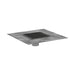 hansgrohe RainDrain Brilliance Point Drain Set 6"x 6" Trim with Height Adjustable Frame and Rough