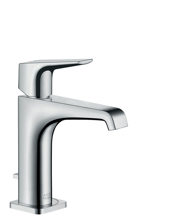 AXOR Citterio E Single-Hole Faucet 125 with Lever Handle and Pop-Up Drain, 1.2 GPM