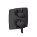 hansgrohe Ecostat Classic Thermostatic Trim with Volume Control and Diverter, Square