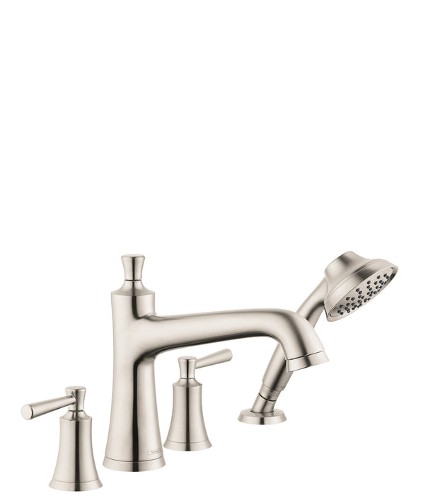 hansgrohe Joleena 4-Hole Roman Tub Set Trim with 1.75 GPM Handshower