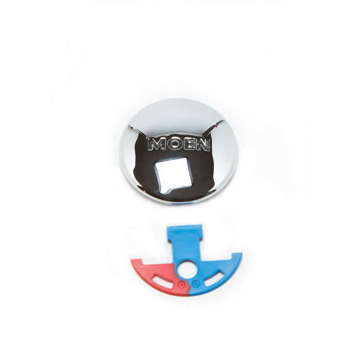 Moen Chateau 100021 Handle cap kit, chrome