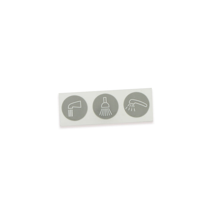 Moen Commercial 100087 Shower Function Label, 3 Function Transfer Valve, default