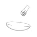 Moen 100109 Plug Button kit, default