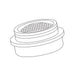 Moen Monticello 100112 Aerator, polished brass